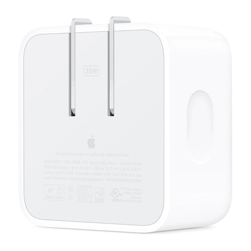 Apple 35W Dual USB-C Port Compact Power Adapter