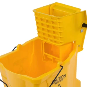 Mop Bucket Set, Plastic Bucket and Wringer, DELUXE