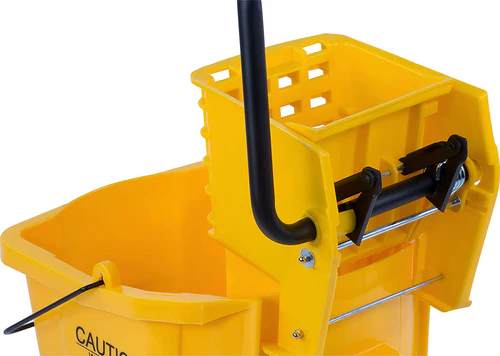 Mop Bucket Set, Plastic Bucket and Wringer, SUPER - Image 2