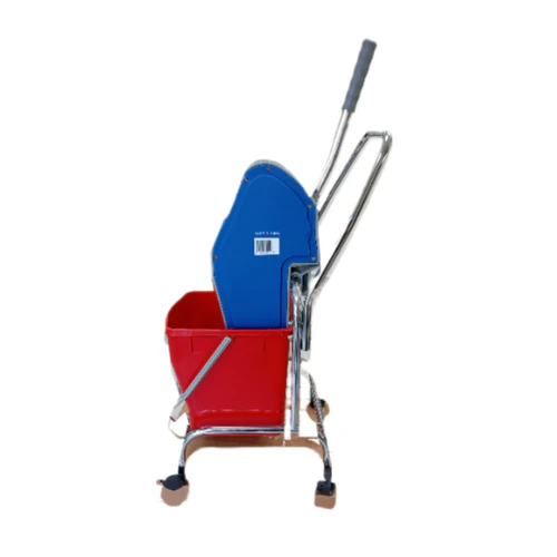 Trolley,Single Mop Bucket with Wringer ,Steel Frame - Image 2