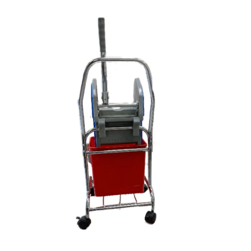 Trolley,Single Mop Bucket with Wringer ,Steel Frame - Image 3